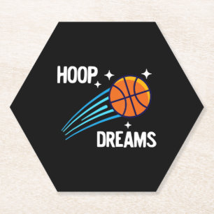 Basketball Lover Basket Ball Player Hoop Ball Kartonnen Onderzetters