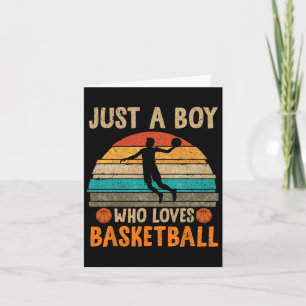 Basketball Lover Boys Basketball Sport Bask Kaart