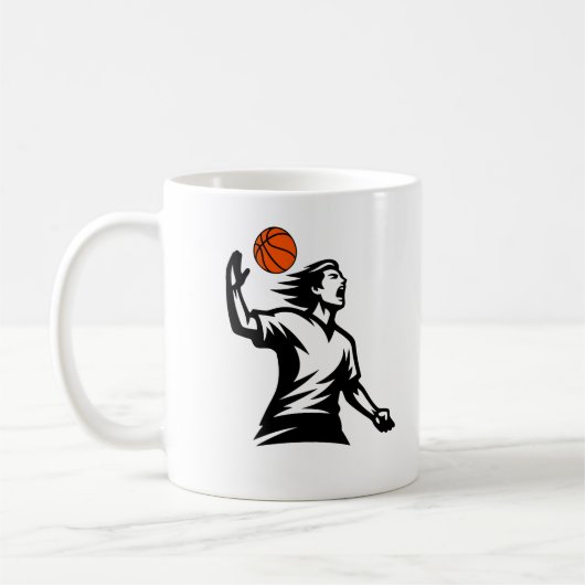 Basketball Lover Coffee Mug – Perfect Gift for Pla Koffiemok (Links)