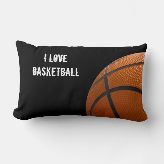 Basketball Lumbar Pillow Kussen (Voorkant)