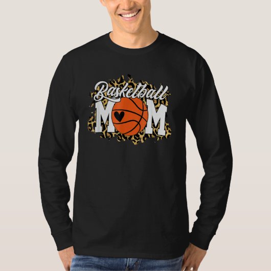 Basketball Ma Basketball Game Day Vibes Moeders D T-shirt (Voorkant)