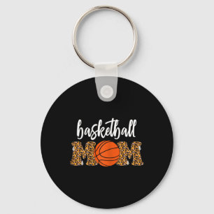 Basketball Ma Cute Leopard Basketball Giften voor Sleutelhanger