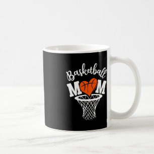 Basketball Ma Cute Novelty Distress Women Mothe Koffiemok