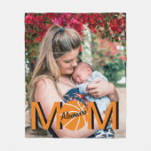Basketball Ma Foto Fleece Blanket Deken (Voorkant)