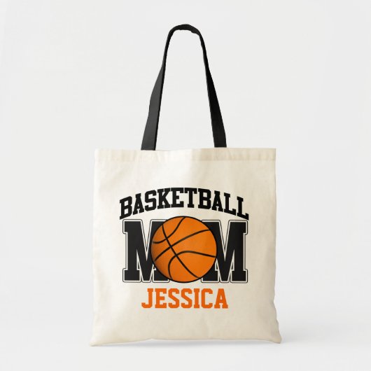 Basketball Ma Gepersonaliseerd Tote Bag (Voorkant)