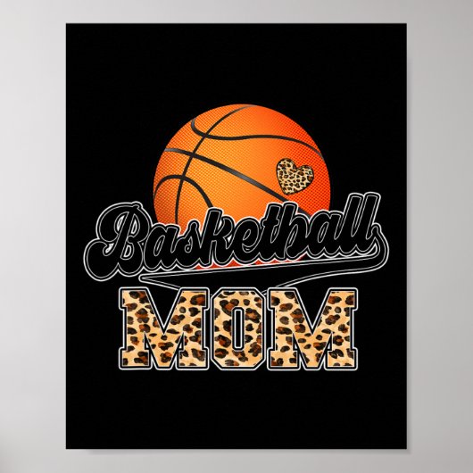 Basketball Ma Leopard Senior 2023 Afstuderen Moth Poster (Voorkant)