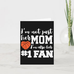 Basketball Ma Nummer 1 Fan Basketball Mothers J Kaart