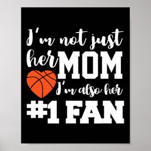 Basketball Ma Nummer 1 Fan Basketball Mothers J Poster
