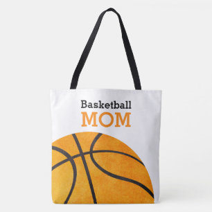 Basketball Ma Retro Speciaal Trendy Sinaasappel Tote Bag