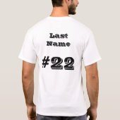 Basketball Ma T-Shirt (Achterkant)