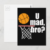 Basketball Madness Briefkaart (Voorkant / Achterkant)