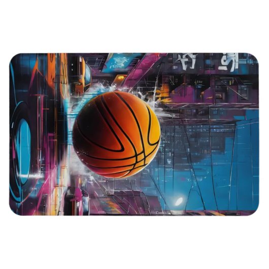 Basketball Magneet (Horizontaal)