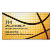 Basketball Magnetisch Visitekaartje (Voorkant)