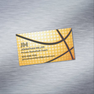 Basketball Magnetisch Visitekaartje