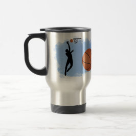 Basketball Male Player and Ball personalize Reisbeker