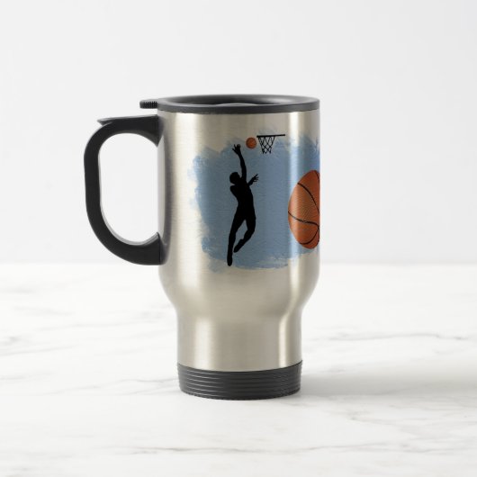 Basketball Male Player and Ball personalize Reisbeker (Links)