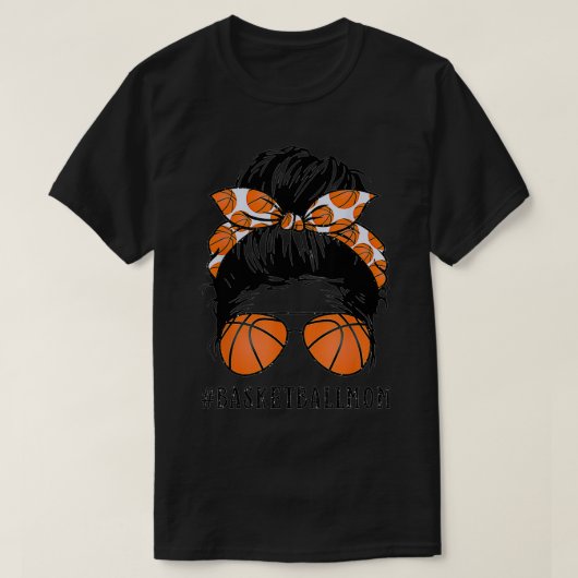 Basketball Mam Design T-shirt (Design voorkant)