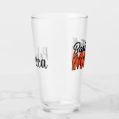 Basketball Mam en Name Glass Glas (Rechts)