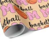 Basketball Mam Moederdag Cadeaupapier (Rol Hoek)