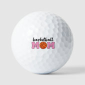 Basketball Mam Moederdag Golfballen (Voorkant)