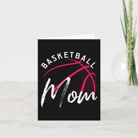 Basketball Mam Moederdag Kaart (Voorkant)