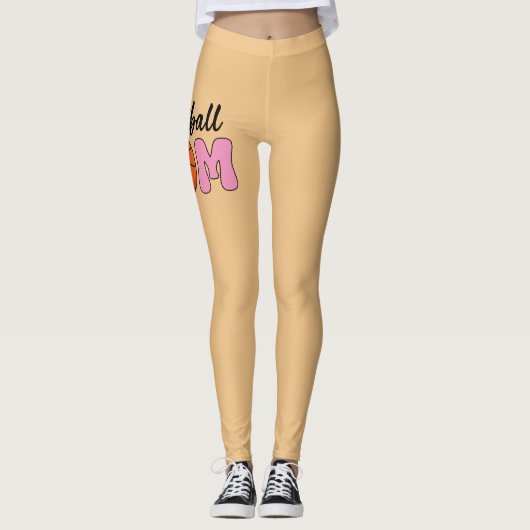 Basketball Mam Moederdag Leggings (Voorkant)
