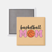 Basketball Mam Moederdag Magneet (Voorkant / Achterkant)