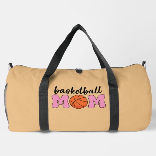 Basketball Mam Moederdag Plunjezak (Achterkant)