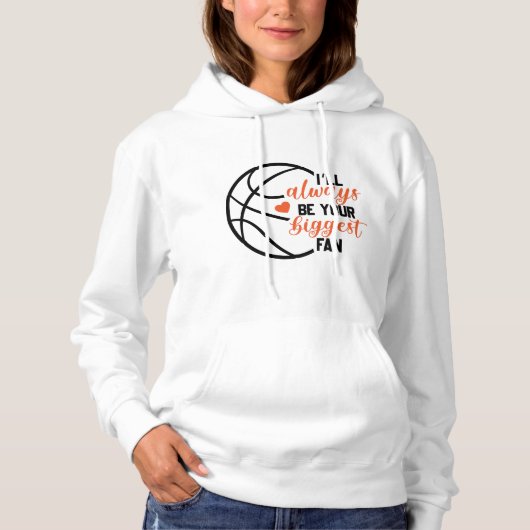 Basketball Mam Print Hoodie (Voorkant)