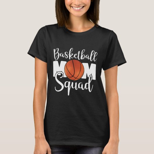 Basketball Mam Squad T-shirt (Voorkant)