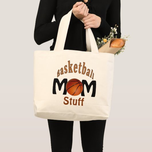  Basketball Mam Stuff, Jumbo Tas (Voorkant (product))
