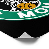 Basketball Mam voor Vrouwen Moeder van Speler Vrou Poster (Hoek)