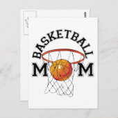 Basketball mama briefkaart (Voorkant / Achterkant)