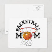 Basketball mama briefkaart (Voorkant / Achterkant)