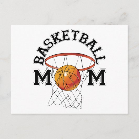 Basketball mama briefkaart (Voorkant)