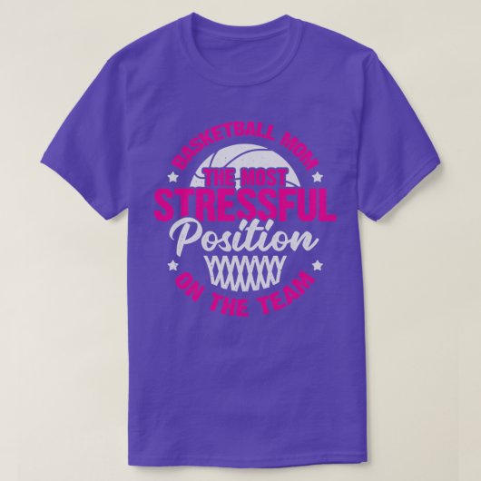 Basketball mama Gift T-shirt (Design voorkant)