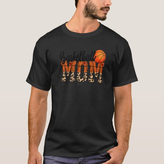 Basketball mama houdt van mijn kinderspel Basketb  T-shirt (Voorkant)