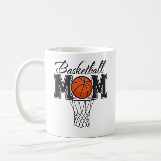 Basketball mama koffiemok (Links)
