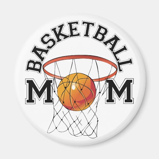 Basketball mama magneet (Voorkant)