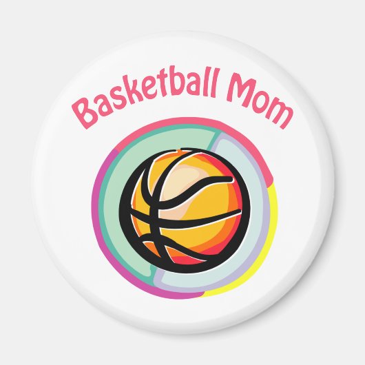 Basketball mama Magneten (Voorkant)