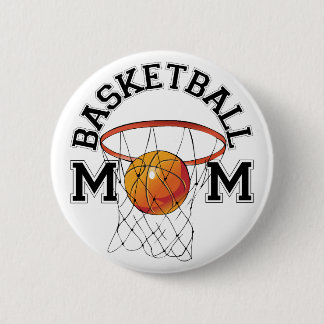 Basketball mama ronde button 5,7 cm