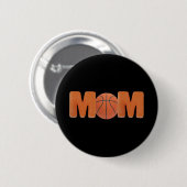 Basketball mama ronde button 5,7 cm (Voorkant /achterkant)