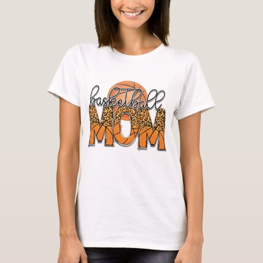 Basketball mama t-shirt (Voorkant)