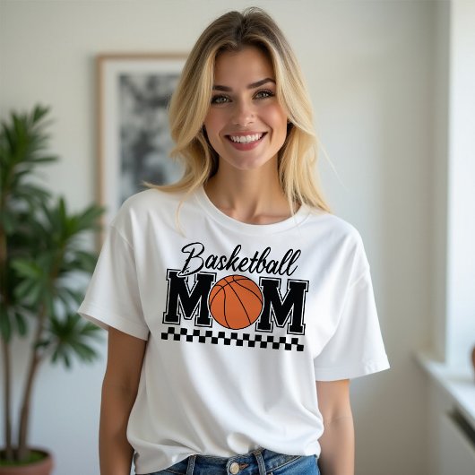 Basketball mama t-shirt