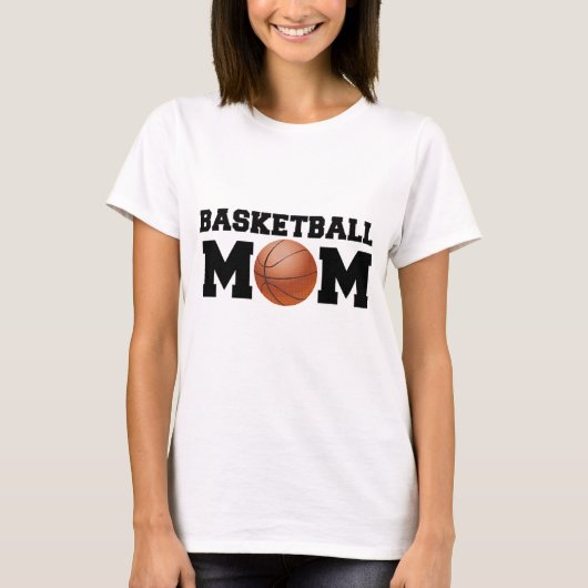 Basketball mama t-shirt (Voorkant)