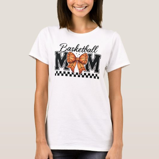 Basketball mama t-shirt (Voorkant)