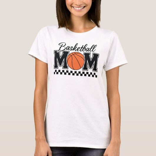 Basketball mama t-shirt (Voorkant)