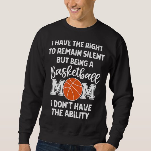 Basketball mama voor vrouwen Luide Basketball mama Trui (Voorkant)
