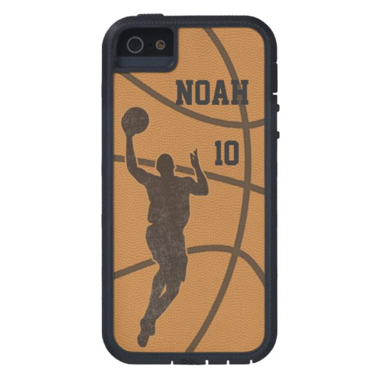 Basketball Man iPhone iPad iPod Galaxy Razr Hoesje (Achterkant)