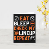 Basketball Mannen Boy Mijn rij op Basketball Pla b Kaart (Gele Bloem)